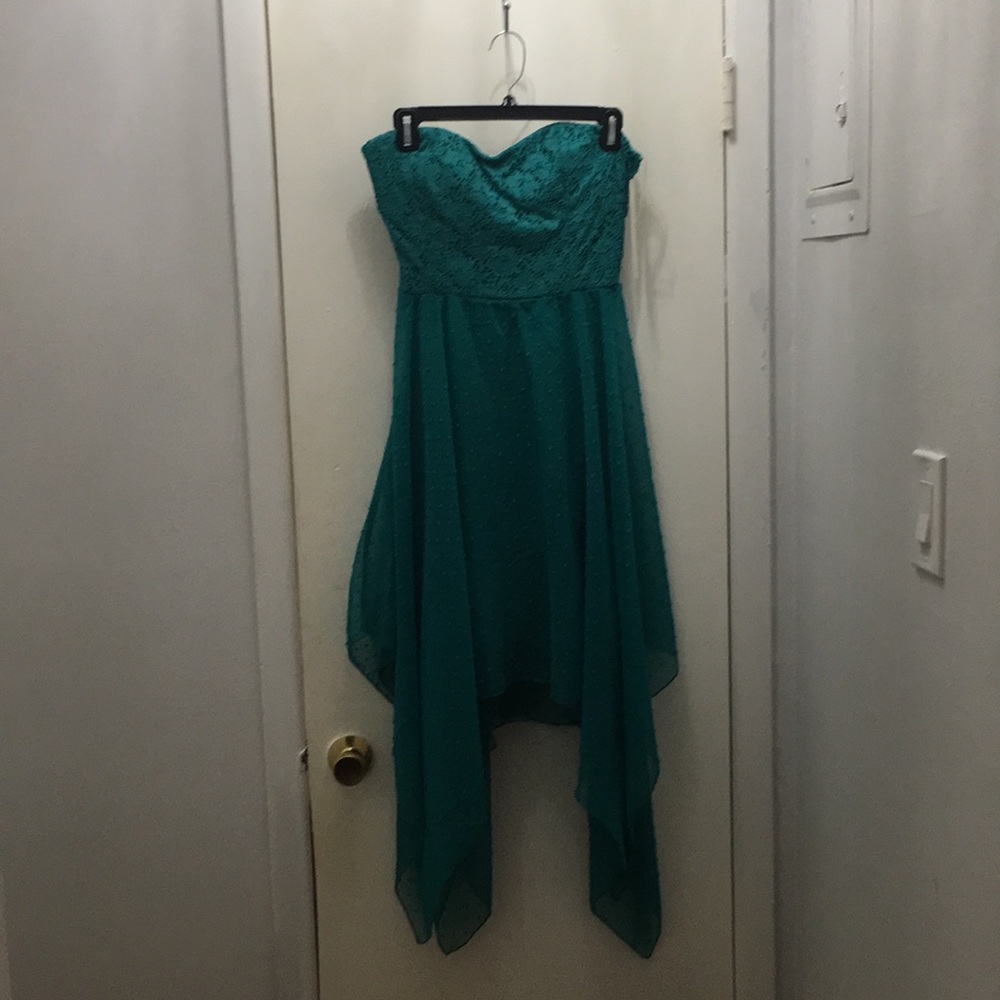 Teal dress